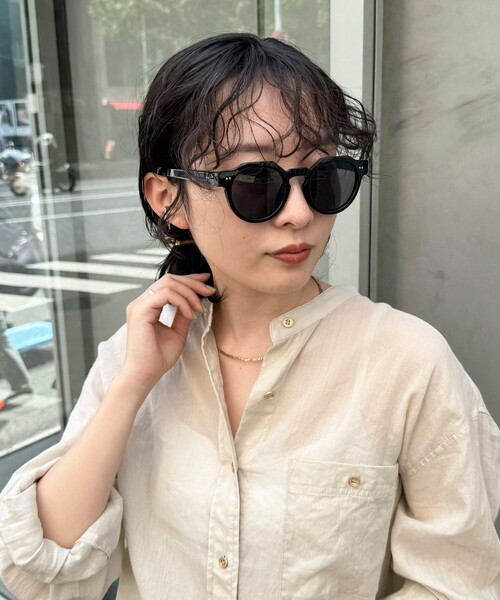 fredy emue(フレディエミュ)の「スモークレンズクラウンパントサングラス(サングラス・レディース・ブラウン系その他/ブラック・FREE)」の6枚目の写真