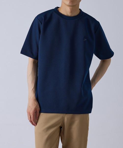 j.n.r.d(ジェー・エヌ・アール・ディー)の「j.n.r.d/バーズアイデザインTシャツ(Tシャツ/カットソー・メンズ・ネイビー/ホワイト・L/LL/M)」の2枚目の写真