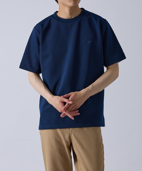 j.n.r.d(ジェー・エヌ・アール・ディー)の「j.n.r.d/バーズアイデザインTシャツ(Tシャツ/カットソー・メンズ・ネイビー/ホワイト・L/LL/M)」の11枚目の写真