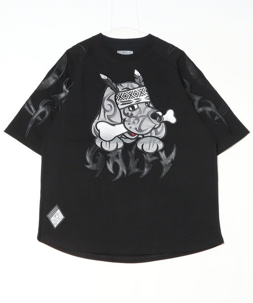 GALFY(ガルフィー)の「『GALFY/ガルフィー』部族長Tシャツ(Tシャツ/カットソー・レディース・オフホワイト/ブラック/グレイッシュベージュ・L/XL)」の19枚目の写真