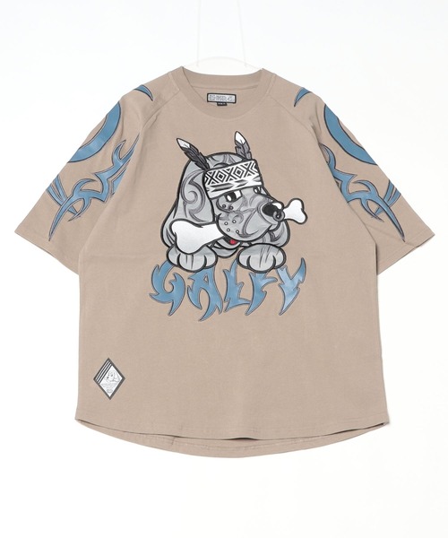 GALFY(ガルフィー)の「『GALFY/ガルフィー』部族長Tシャツ(Tシャツ/カットソー・レディース・オフホワイト/ブラック/グレイッシュベージュ・L/XL)」の22枚目の写真