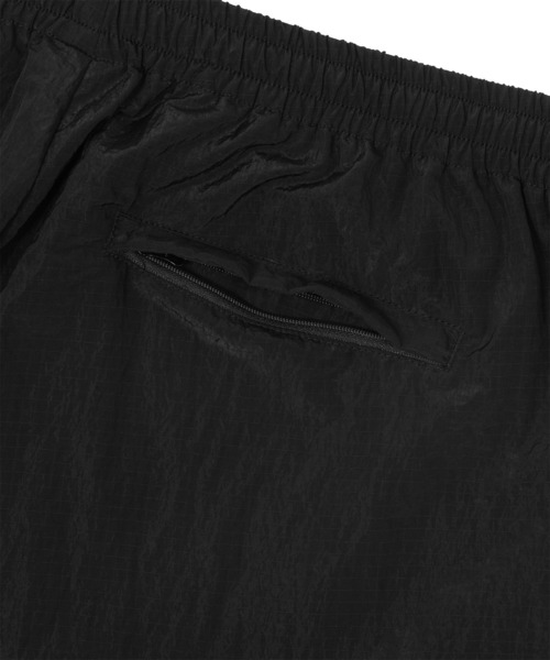 HUF ブラック トレーニングパンツ HUF パンツ ハフ ワイド クライミング 太め ゆったり メンズ