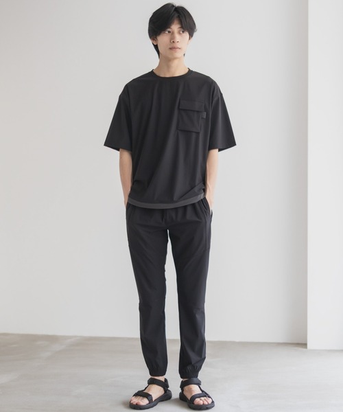 NAVY（ネイビー）の「NAVY 極冷ジョガーパンツ【接触冷感 UVカット ドライ】（その他パンツ・メンズ・ネイビー/ブラック/グレー・S/M/L/XL）」の7枚目の写真