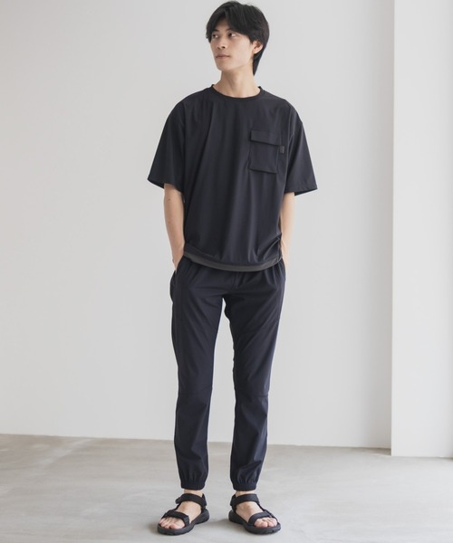 NAVY（ネイビー）の「NAVY 極冷ジョガーパンツ【接触冷感 UVカット ドライ】（その他パンツ・メンズ・ネイビー/ブラック/グレー・S/M/L/XL）」の12枚目の写真