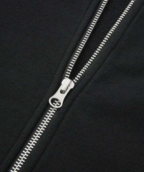 X-girl(エックスガール)の「DISTRESSED CIRCLE LOGO ZIP UP SWEAT VEST(ベスト・レディース・アッシュ/ブラック/ブラウン・S/M)」の10枚目の写真