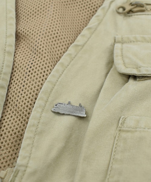 WOOLRICH（ウールリッチ）の「【ヴィンテージ古着】90’s Woolrich アウトドア ベスト（ベスト・メンズ・カーキ・LARGE）」の7枚目の写真