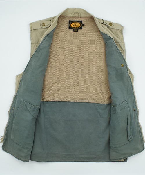 OUTDOOR アウトドア ベスト【used品】 ヴィンテージ　希少 希少】FILSON TinCloth アウトドアベスト Made in USA