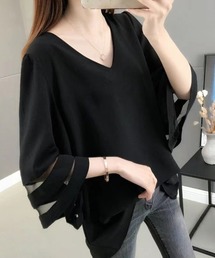 シフォン フレアスリーブ」に該当するトップスファッション通販 - ZOZOTOWN