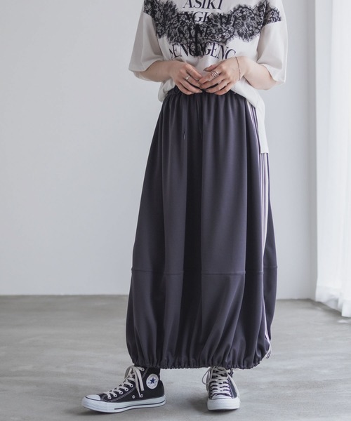 NAVY（ネイビー）の「nAvy ラインバルーンスカート（スカート・レディース・ブラック/チャコールグレー・M/L）」の11枚目の写真