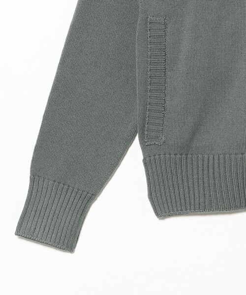BEAMS F(ビームスエフ)の「DRUMOHR / 8ゲージ フルジップ ニット(ニット/セーター・メンズ・ネイビー/グレー系その他・46/48)」の5枚目の写真