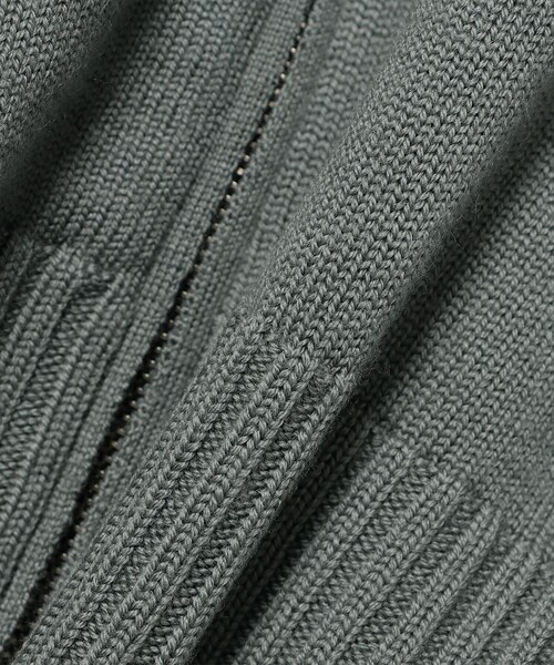 BEAMS F(ビームスエフ)の「DRUMOHR / 8ゲージ フルジップ ニット(ニット/セーター・メンズ・ネイビー/グレー系その他・46/48)」の7枚目の写真