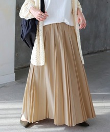 HUG.U（ハグユー）の「<選べる着丈> 細プリーツ or 太プリーツ ロングスカート（スカート）」