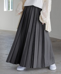 HUG.U（ハグユー）の「<選べる着丈> 細プリーツ or 太プリーツ ロングスカート（スカート）」