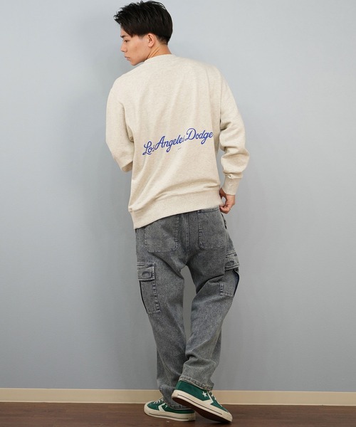 DC（ディーシー）の「DC/ディーシー ワイドカーゴデニム/ロンパン DPT254032（デニムパンツ・メンズ・ケミカルウォッシュ/インディゴブルー/ライトインディゴブルー/ブラック・L/M/XL）」の10枚目の写真