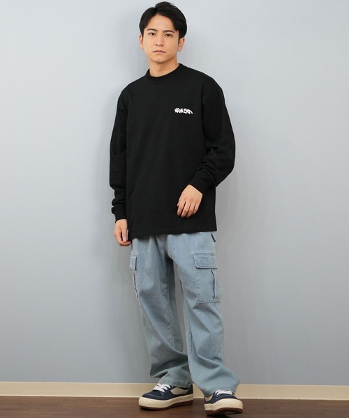DC（ディーシー）の「DC/ディーシー ワイドカーゴデニム/ロンパン DPT254032（デニムパンツ・メンズ・ケミカルウォッシュ/インディゴブルー/ライトインディゴブルー/ブラック・L/M/XL）」の12枚目の写真