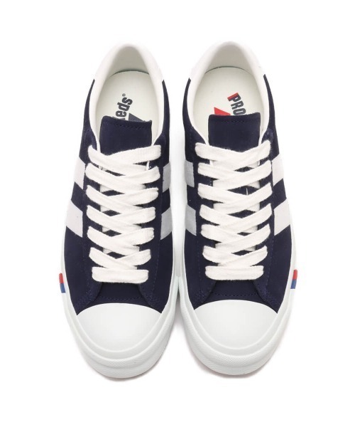 PRO-Keds(プロケッズ)の「PRO-Keds ROYAL PLUS SUEDE / プロケッズ ロイヤル プラス スエード(スニーカー・メンズ・ネイビー・23.5cm/24.0cm/24.5cm/25.0cm/25.5cm/26.0cm/26.5cm/27.0cm/27.5cm/28.0cm/28.5cm/23.0cm)」の2枚目の写真