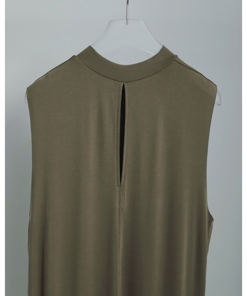 anuke（アンヌーク）の「Sleeveless Cut Onepiece（ワンピース・レディース・ベージュ/ブラック/グレー・36inch/38inch）」の14枚目の写真