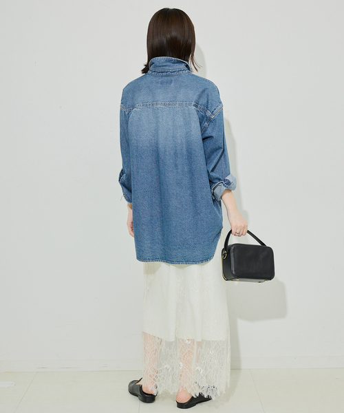 SLOBE IENA スローブイエナ LE DENIM BDUデニムシャツ現行品 SLOBE IENA（スローブイエナ）の「《追加2》LE DENIM BDUシャツ