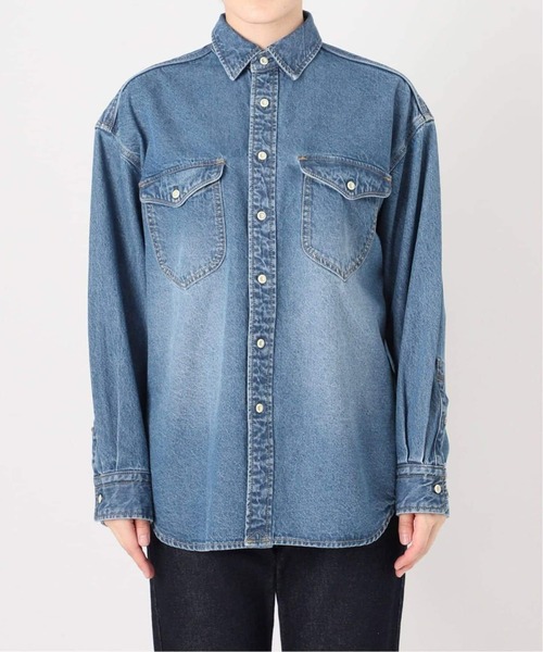 [未使用]SLOBE IENA LE DENIM BDUシャツ WEB限定/追加予約》LE DENIM BDUシャツ（シャツ／ブラウス