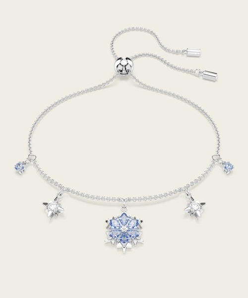 SWAROVSKI(スワロフスキー)の「【公式】【スワロフスキー】Magic ブレスレット, スノーフレーク, ブルー, ロジウム・プレーティング(ブレスレット・レディース・ブルー・M)」の1枚目の写真