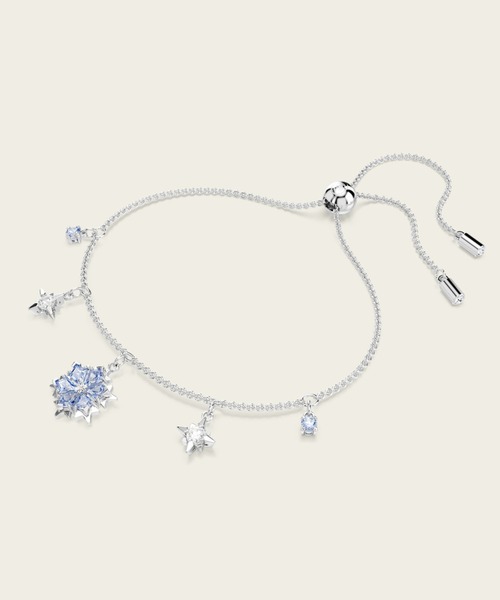 SWAROVSKI(スワロフスキー)の「【公式】【スワロフスキー】Magic ブレスレット, スノーフレーク, ブルー, ロジウム・プレーティング(ブレスレット・レディース・ブルー・M)」の3枚目の写真