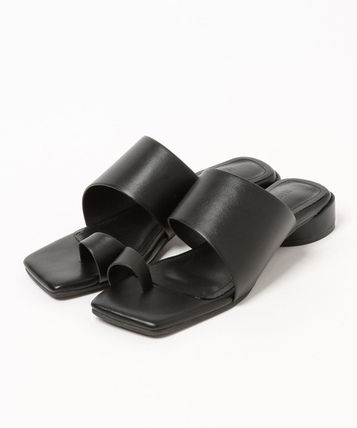 LEPSIM(レプシィム)の「サムリングミュール 571731(サンダル・レディース・ブラック/ベージュ・MEDIUM/LARGE)」の3枚目の写真