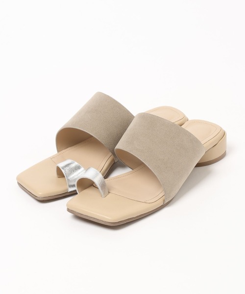 LEPSIM(レプシィム)の「サムリングミュール 571731(サンダル・レディース・ブラック/ベージュ・MEDIUM/LARGE)」の4枚目の写真