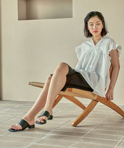 LEPSIM(レプシィム)の「サムリングミュール 571731(サンダル・レディース・ブラック/ベージュ・MEDIUM/LARGE)」の19枚目の写真