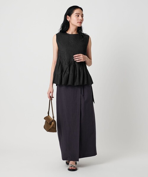 「BEAUTY&YOUTH UNITED ARROWS」 ノースリーブブラウス FREE ブラック レディース BEAUTY＆YOUTH UNITED ARROWS ブラウス シャツ ドット