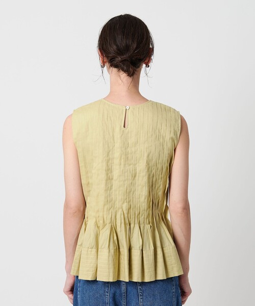 BEAUTY&YOUTH UNITED ARROWS(ビューティーアンドユースユナイテッドアローズ)の「ピンタックノースリーブブラウス(シャツ/ブラウス・レディース・ブラック/オフホワイト/ライム・FREE)」の16枚目の写真