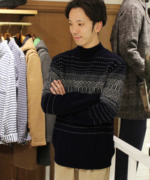 ivory court | 7G フェアアイル モックネック ニット◆(ニット/セーター)