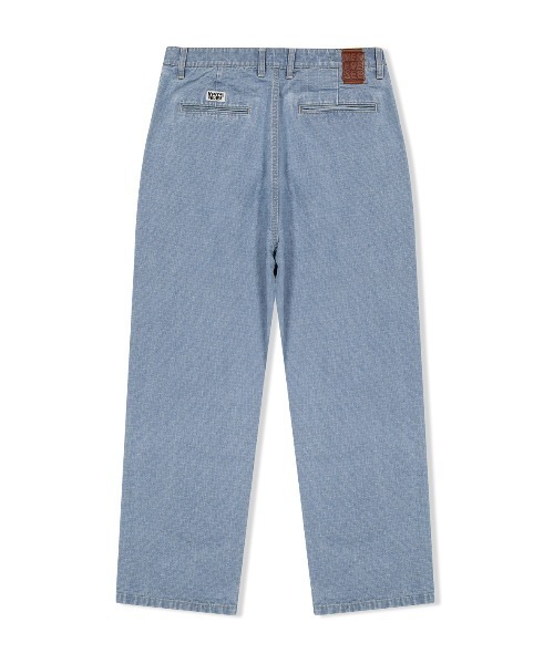 セール】Two Tucked Ripstop Denim Pants（デニムパンツ