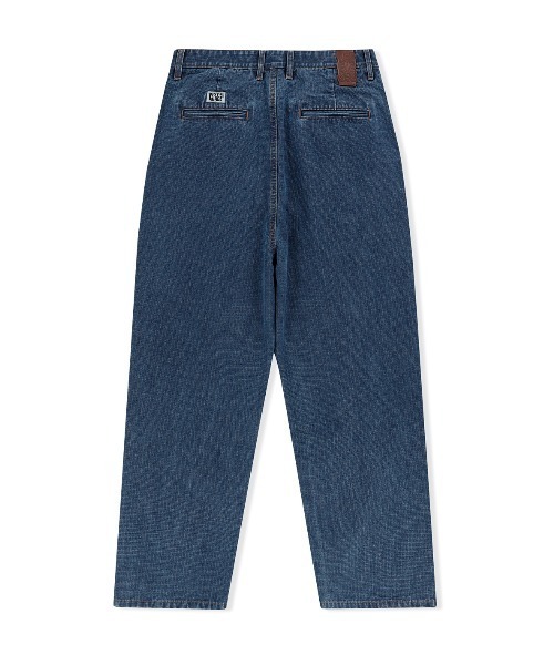 セール】Two Tucked Ripstop Denim Pants（デニムパンツ）｜YESEYESEE