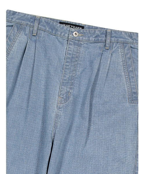 セール】Two Tucked Ripstop Denim Pants(デニムパンツ セール】Two Tucked Ripstop Denim Pants(デニムパンツ