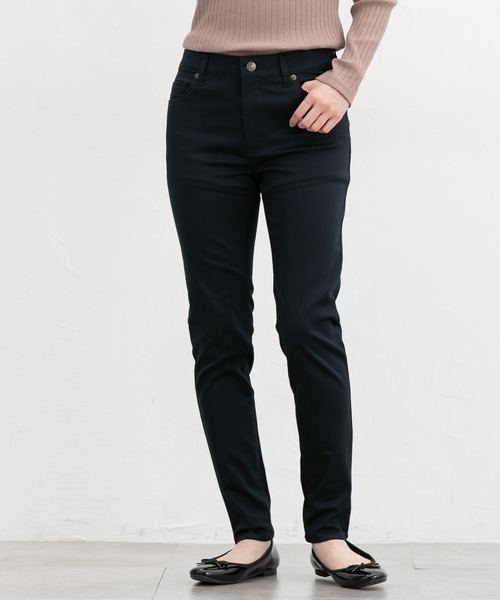 Honeys(ハニーズ)の「スリムカラースキニー(股下72cm)(その他パンツ・レディース・スミクロ/ネイビー/ブラック/ライトベージュ・L/LL/M/S/3L)」の4枚目の写真