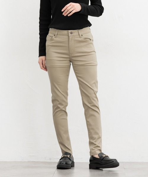 Honeys(ハニーズ)の「スリムカラースキニー(股下72cm)(その他パンツ・レディース・スミクロ/ネイビー/ブラック/ライトベージュ・L/LL/M/S/3L)」の3枚目の写真