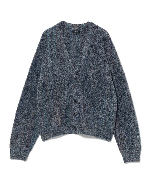 BEAMS(ビームス)の「5ゲージ ブークレ カーディガン(カーディガン/ボレロ・メンズ・グレー/ブルー/グリーン・S/M/L/XL)」の3枚目の写真