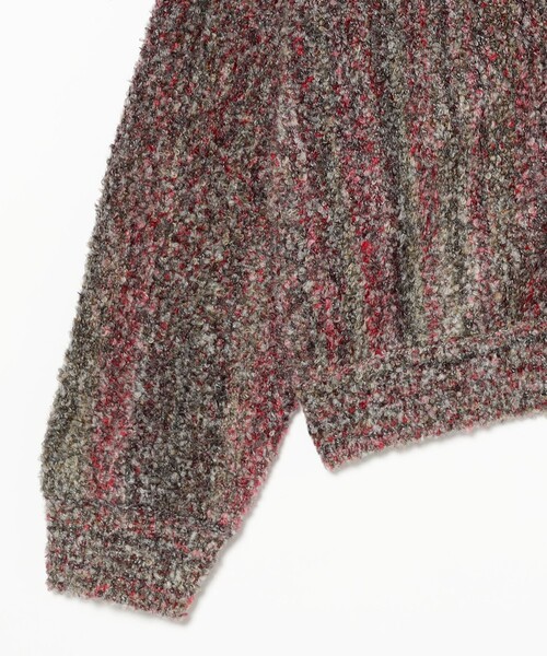 BEAMS(ビームス)の「5ゲージ ブークレ カーディガン(カーディガン/ボレロ・メンズ・グレー/ブルー/グリーン・S/M/L/XL)」の11枚目の写真