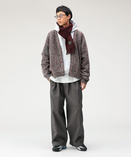 BEAMS(ビームス)の「5ゲージ ブークレ カーディガン(カーディガン/ボレロ・メンズ・グレー/ブルー/グリーン・S/M/L/XL)」の15枚目の写真