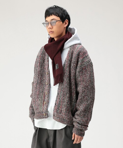 BEAMS(ビームス)の「5ゲージ ブークレ カーディガン(カーディガン/ボレロ・メンズ・グレー/ブルー/グリーン・S/M/L/XL)」の17枚目の写真