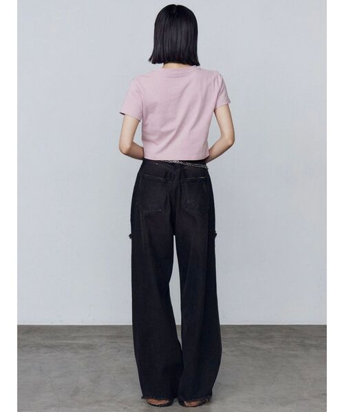 ロゴパッチミニマルTシャツ
