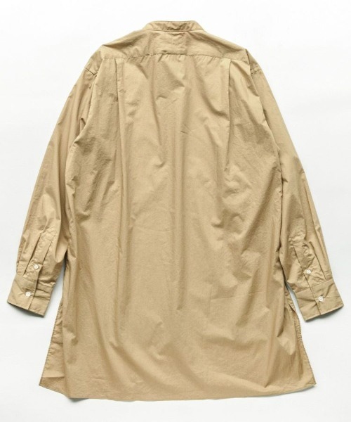 BRITISH MADE(ブリティッシュメイド)の「オフィサーシャツ/プリマス(MEN) 全2色(シャツ/ブラウス・メンズ・ベージュ/ブルー系・M/S/L)」の8枚目の写真
