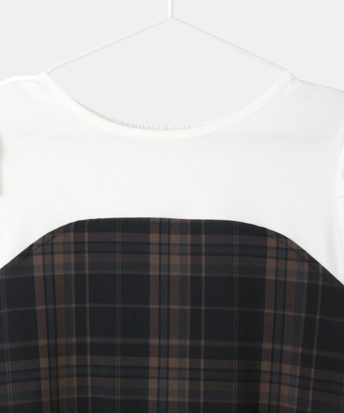 ROPE' PICNIC(ロペピクニック)の「【KIDS/キッズ】ドッキングチェックワンピース/リンクコーデ(ワンピース・キッズ・ブルー系その他/ブラック系その他・L/M/S)」の5枚目の写真