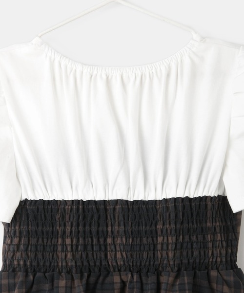 ROPE' PICNIC(ロペピクニック)の「【KIDS/キッズ】ドッキングチェックワンピース/リンクコーデ(ワンピース・キッズ・ブルー系その他/ブラック系その他・L/M/S)」の8枚目の写真