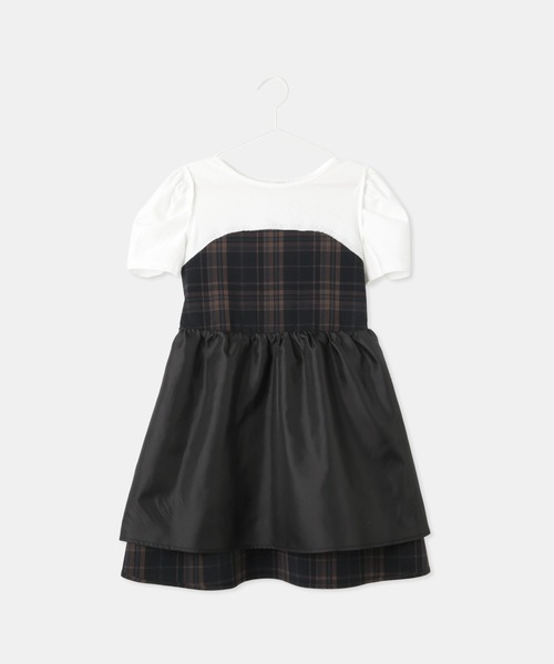 ROPE' PICNIC(ロペピクニック)の「【KIDS/キッズ】ドッキングチェックワンピース/リンクコーデ(ワンピース・キッズ・ブルー系その他/ブラック系その他・L/M/S)」の10枚目の写真