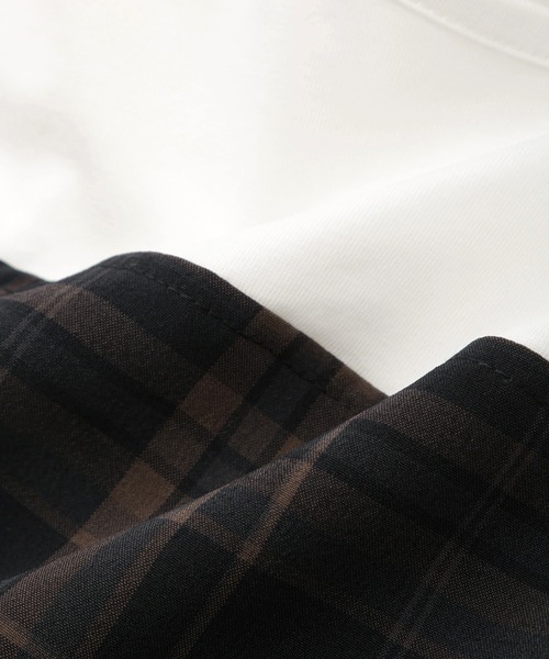 ROPE' PICNIC(ロペピクニック)の「【KIDS/キッズ】ドッキングチェックワンピース/リンクコーデ(ワンピース・キッズ・ブルー系その他/ブラック系その他・L/M/S)」の11枚目の写真