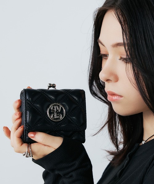 セール】GYDA(ジェイダ)口金ミニ財布 GY-W352 ダブルキルティング
