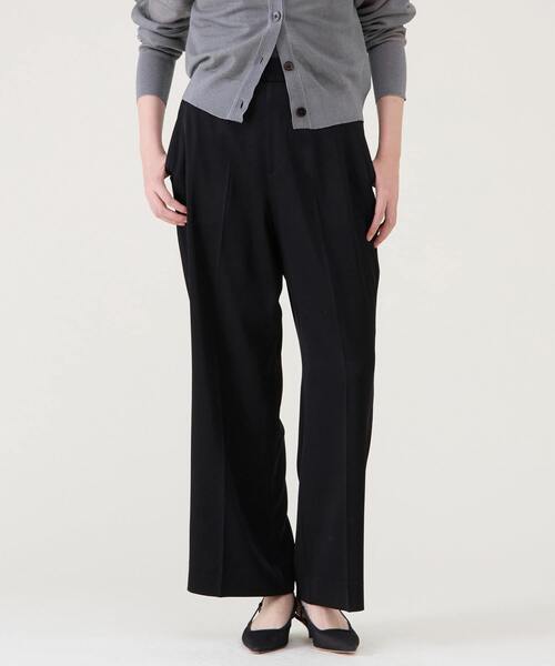 martinique(マルティニーク)の「ストレートパンツ(その他パンツ・レディース・ライトベージュ/ブラック/ブルー・1/2)」の2枚目の写真