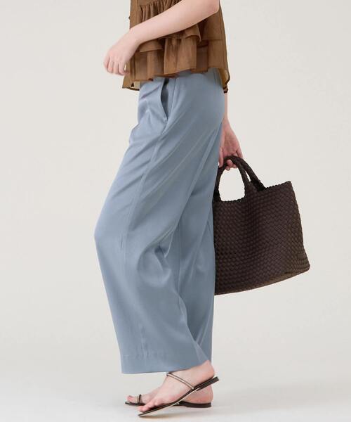 martinique(マルティニーク)の「ストレートパンツ(その他パンツ・レディース・ライトベージュ/ブラック/ブルー・1/2)」の6枚目の写真