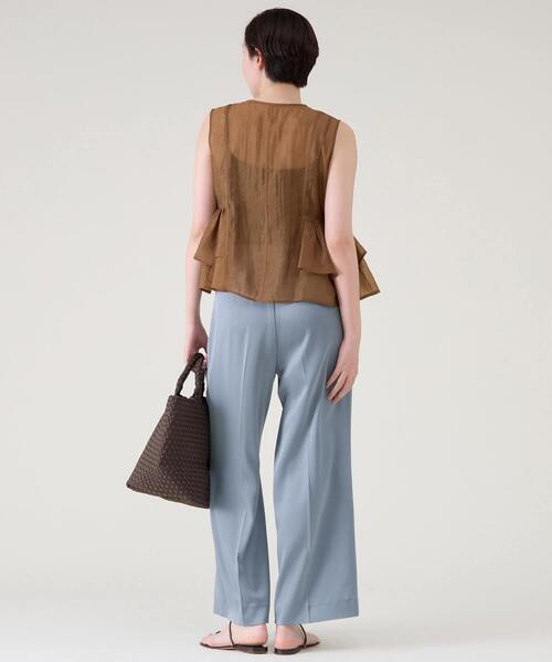 martinique(マルティニーク)の「ストレートパンツ(その他パンツ・レディース・ライトベージュ/ブラック/ブルー・1/2)」の10枚目の写真